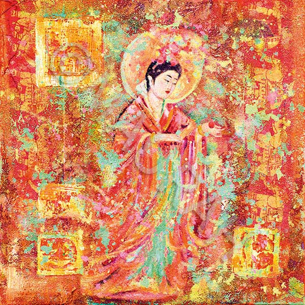 Postkarte 215 : Kichijô-Ten - Glücksgöttin