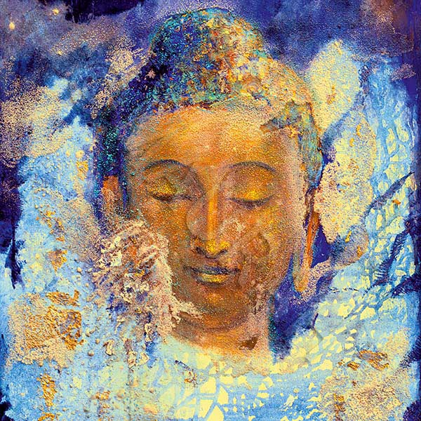 Postkarte A52 : Bouddha doré
